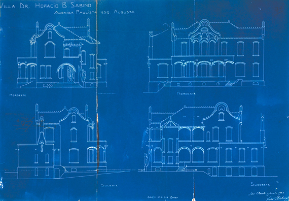 PROJETO DA RESIDÊNCIA HORACIO SABINO, 1903