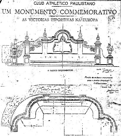 Monumento Comemorativo, frontão