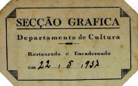 Detalhe do trabalho de restauração - Volume 6