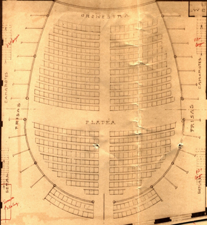 Sala de cinema - Rua Rodrigo Silva n.4 a 10-A- 1912