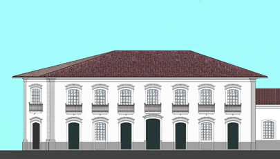 23-Casa do Senador Sousa Queirs, 1862 - fachada Rua do Ouvidor