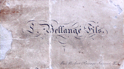 04-Uma das quatro etiquetas do artesão Louis-Alexandre Bellangé (1797-1861)