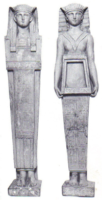 09-Esculturas de “estilo egípcio” da autoria de Clodion (c.1773)