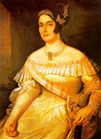 26-Retrato a leo da Marquesa do Santos (1797-1867)