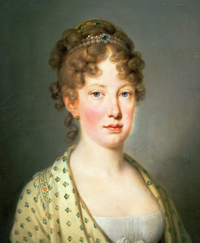 27-Retrato a leo da Imperatriz Leopoldina (1797-1826)