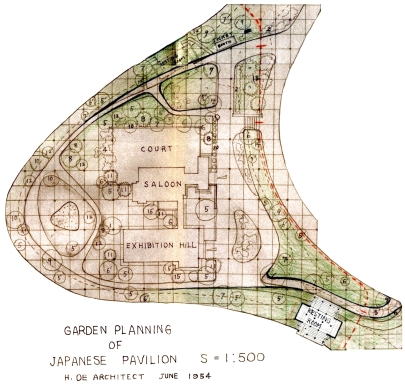 05-Projeto paisagístico do Pavilhão Japonês no Ibirapuera-1954