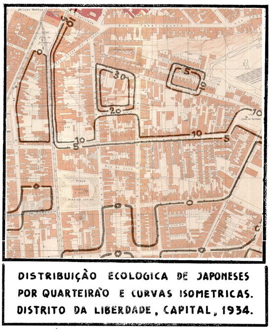 Mapa - curvas isométricas-1934-ARAÚJO, 1940