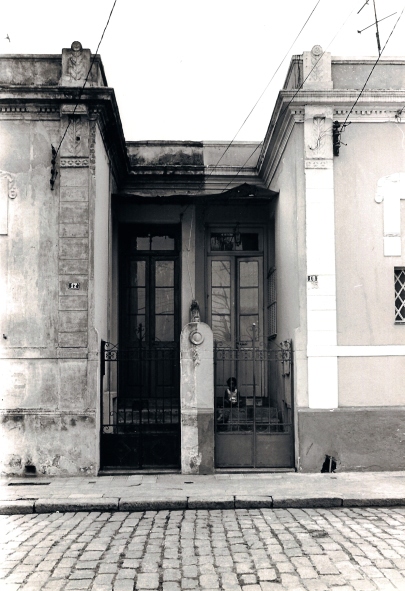 Detalhe de casa da Vila Economizadora, 1978