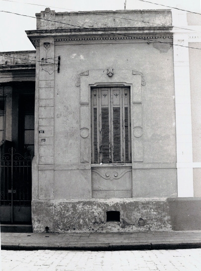 Fachada de casa da Vila Economizadora, 1978