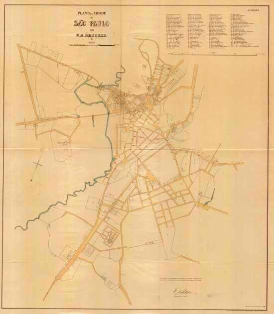 Planta da Cidade de So Paulo, 1841