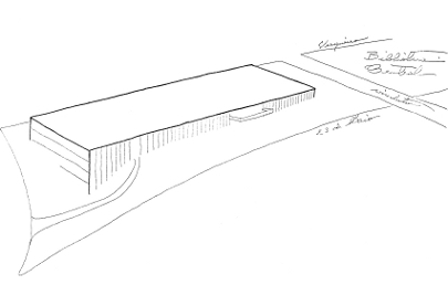 Projeto do arquiteto Murillo Marx para o Paço da Memória, década 1970