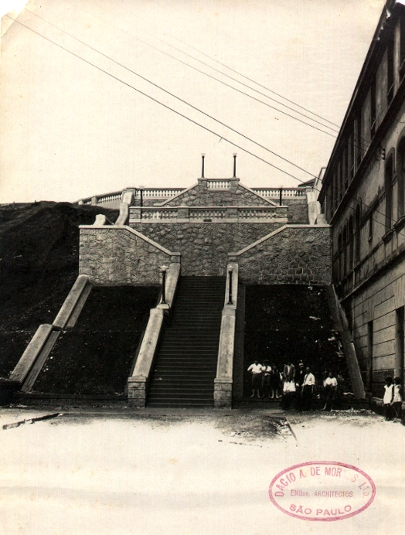 0162-Escadaria-Rua Treze de Maio. Primeira metade do sculo XX