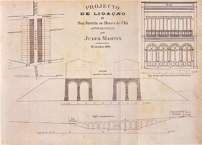 Projeto do 'boulevard' do Ch, 1880.