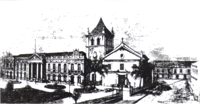 Palácio da Presidência, por volta de 1890.