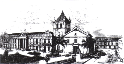 Palcio da Presidncia, por volta de 1890.