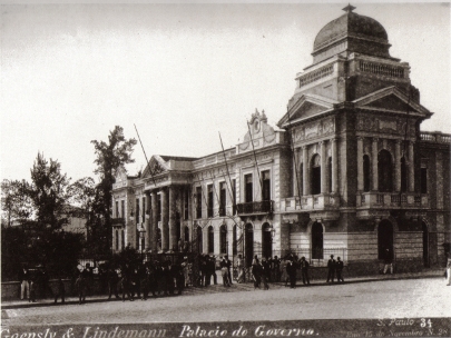 Palácio do Governo do Estado de São Paulo no início do período Republicano.