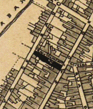 planta da cidade de So Paulo, executada pela Companhia Cantareira e Esgotos, 1881