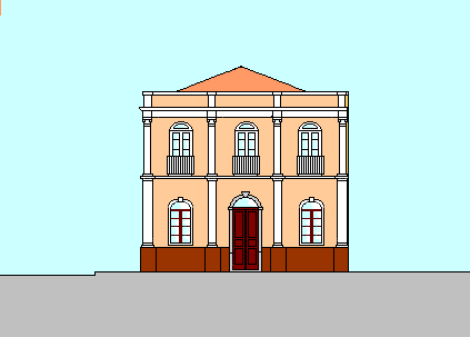 Palcio do Tesouro-fachada Rua da Imperatriz