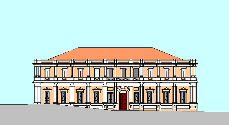 Palcio do Tesouro-fachada principal, 1891