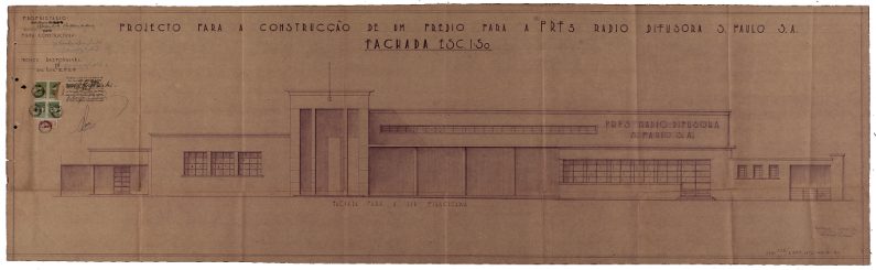 Fachada, Rdio Difusora, 1941
