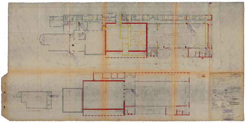 Trreo e andar intermedirio, Rdio Difusora, 1954