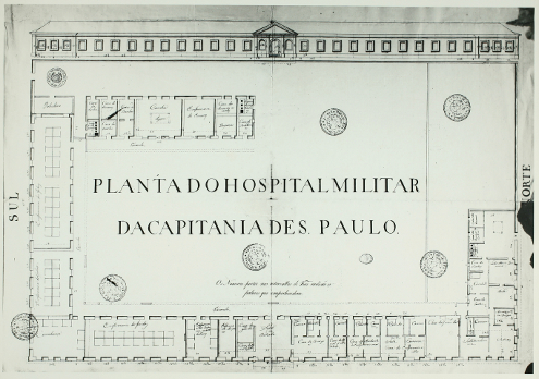 Projeto do Hospital Militar de So Paulo, 1797