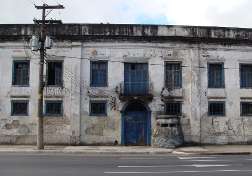 Aspecto externo atual do edifcio do antigo Hospcio dos Alienados