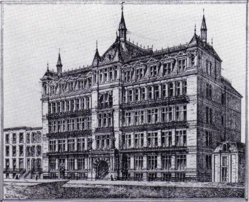 Hospital de Nova York, construdo em 1877