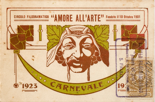 Convite-Carnevale, 1923