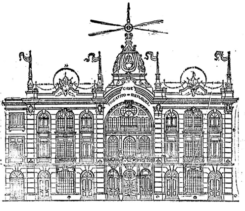 Fachada do Repblica, cf.OESP, 00.12.1921