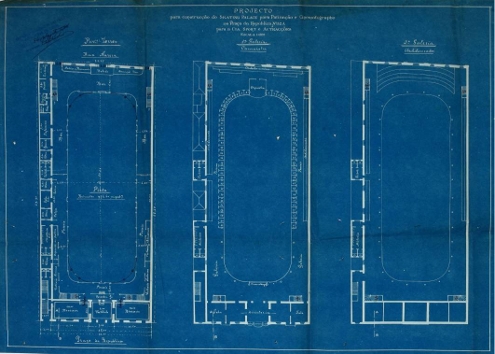 Skating Palace, plantas, 1911