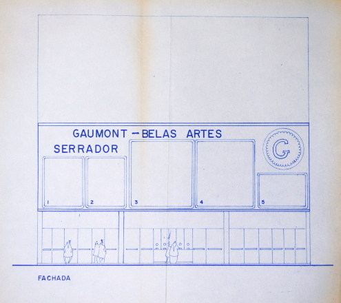 AHSP-Cine Belas Artes - 1982 - fachada - cinco salas