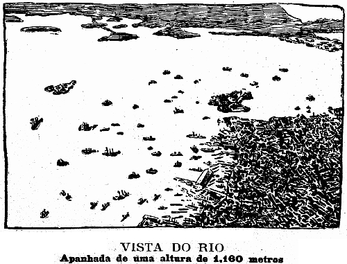 Gazeta de notícias, 13 de maio de 1905 - Paulino Botelho fotografa o Rio do alto