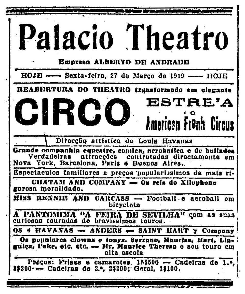 Palacio Teatro. OEP, 28.03.1928